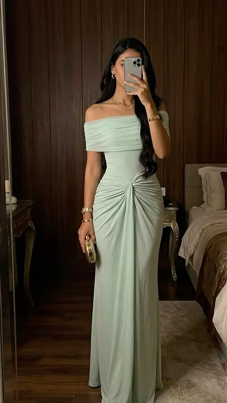 off the shoulder dress