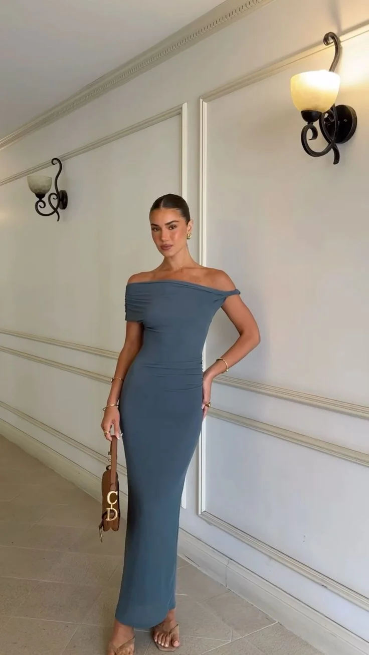 off the shoulder dress