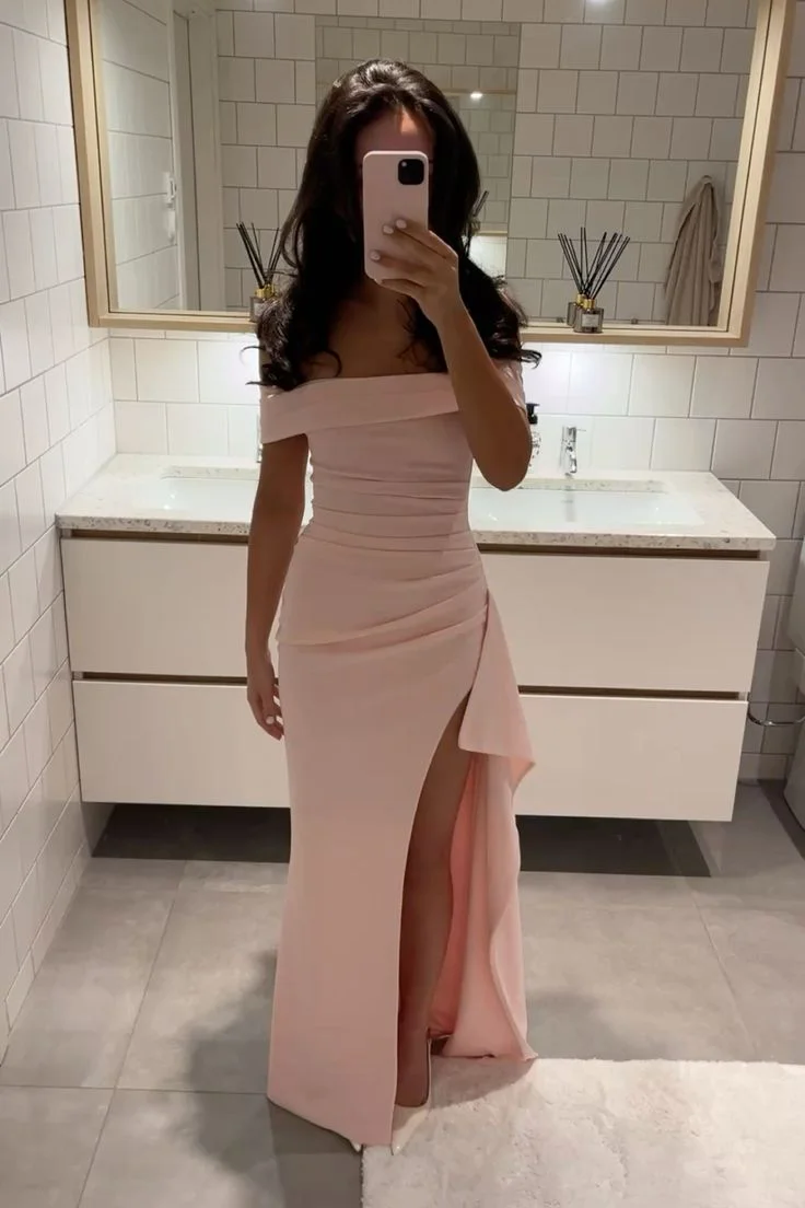 off the shoulder dress