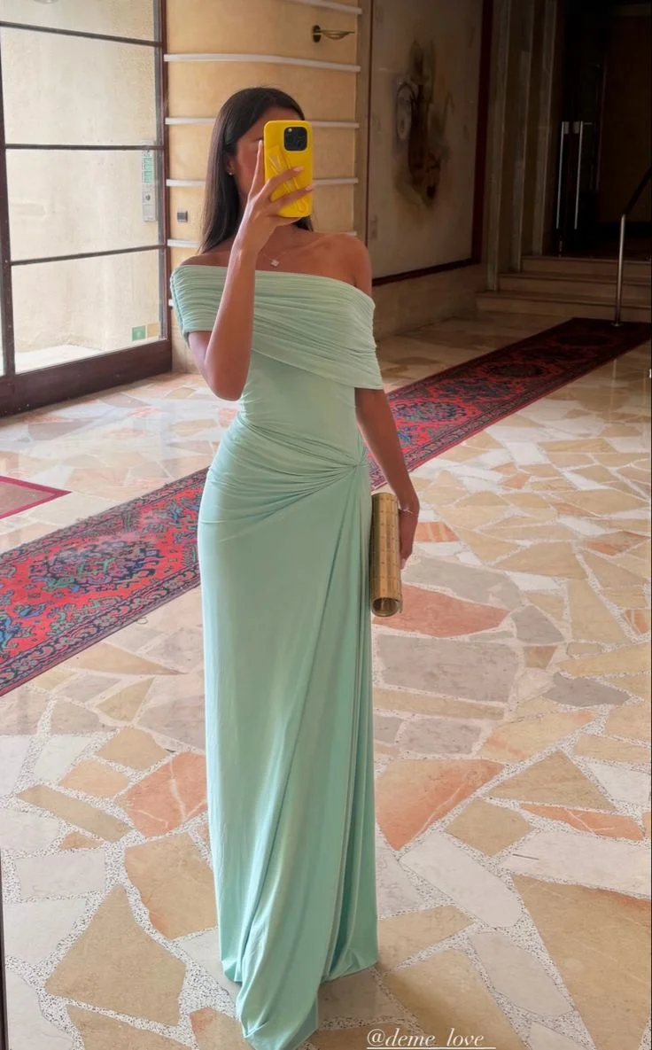off the shoulder dress