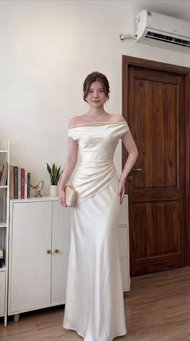 off the shoulder dress