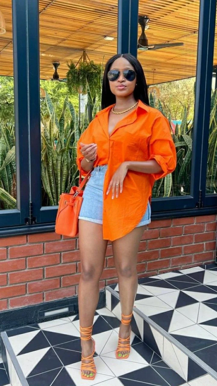 orange outfit ideas