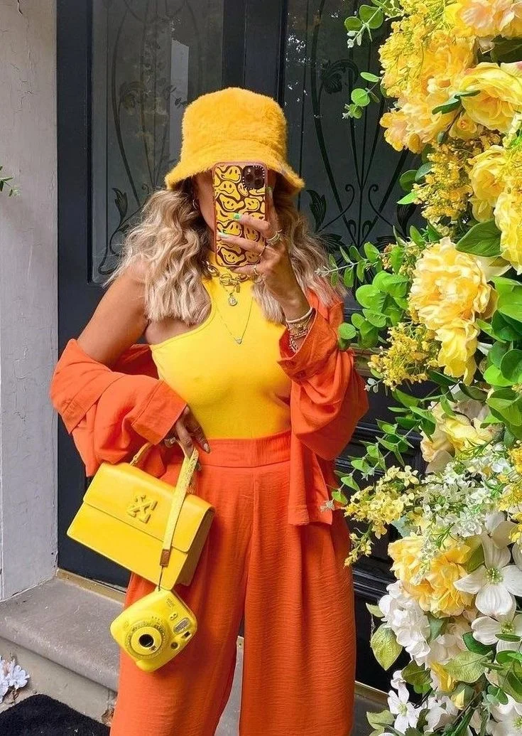 orange outfit ideas