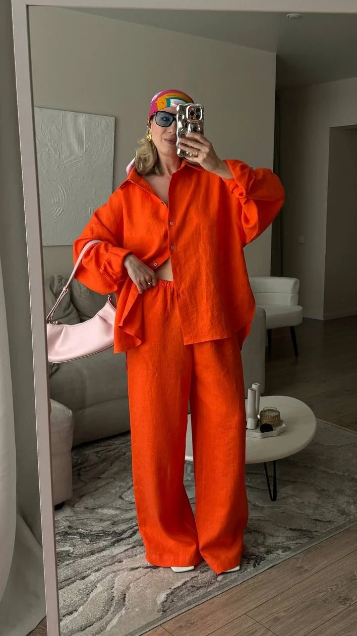 orange outfit ideas