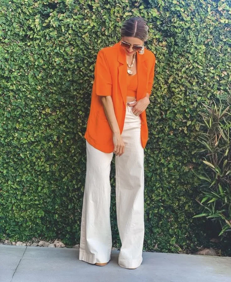 orange outfit ideas