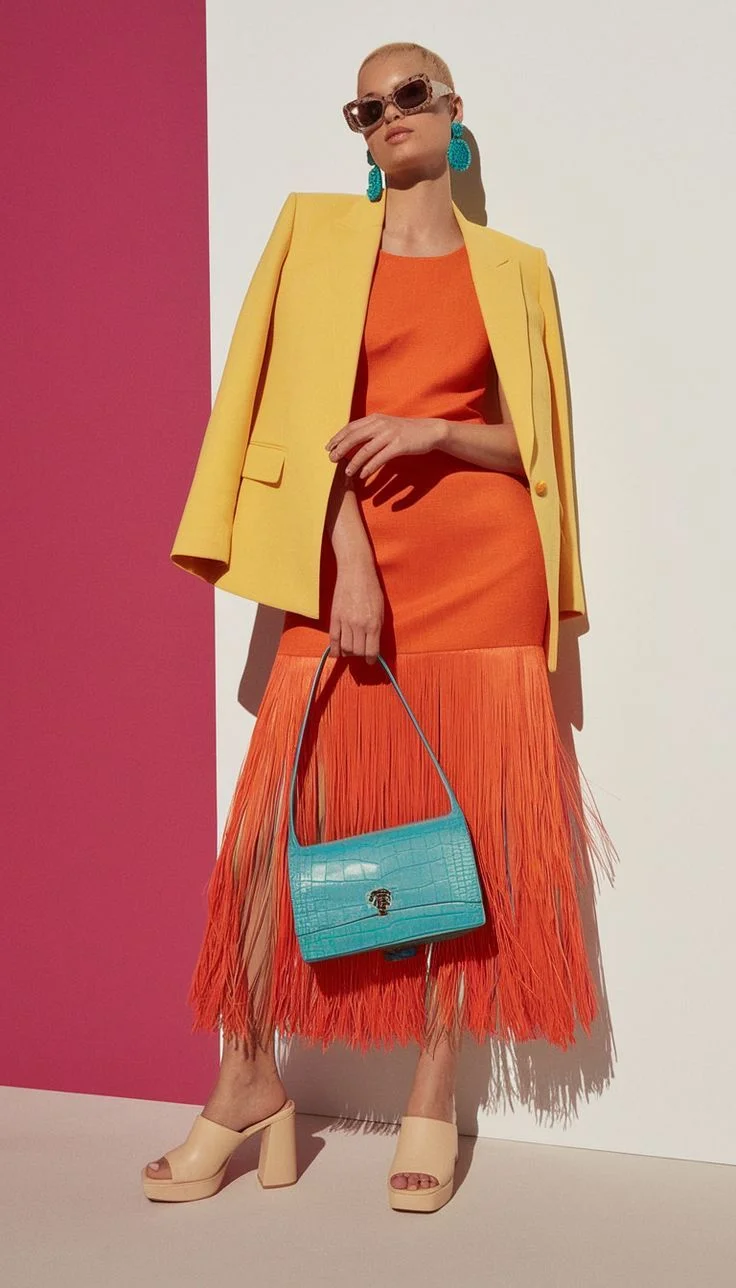 orange outfit ideas