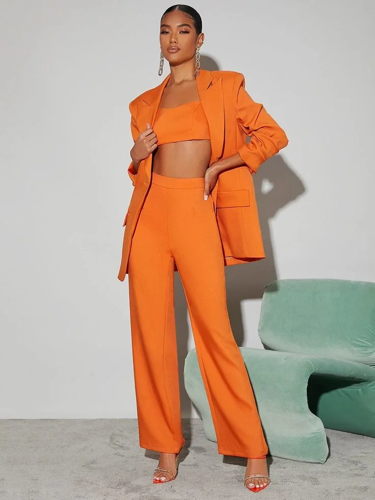 orange outfit ideas