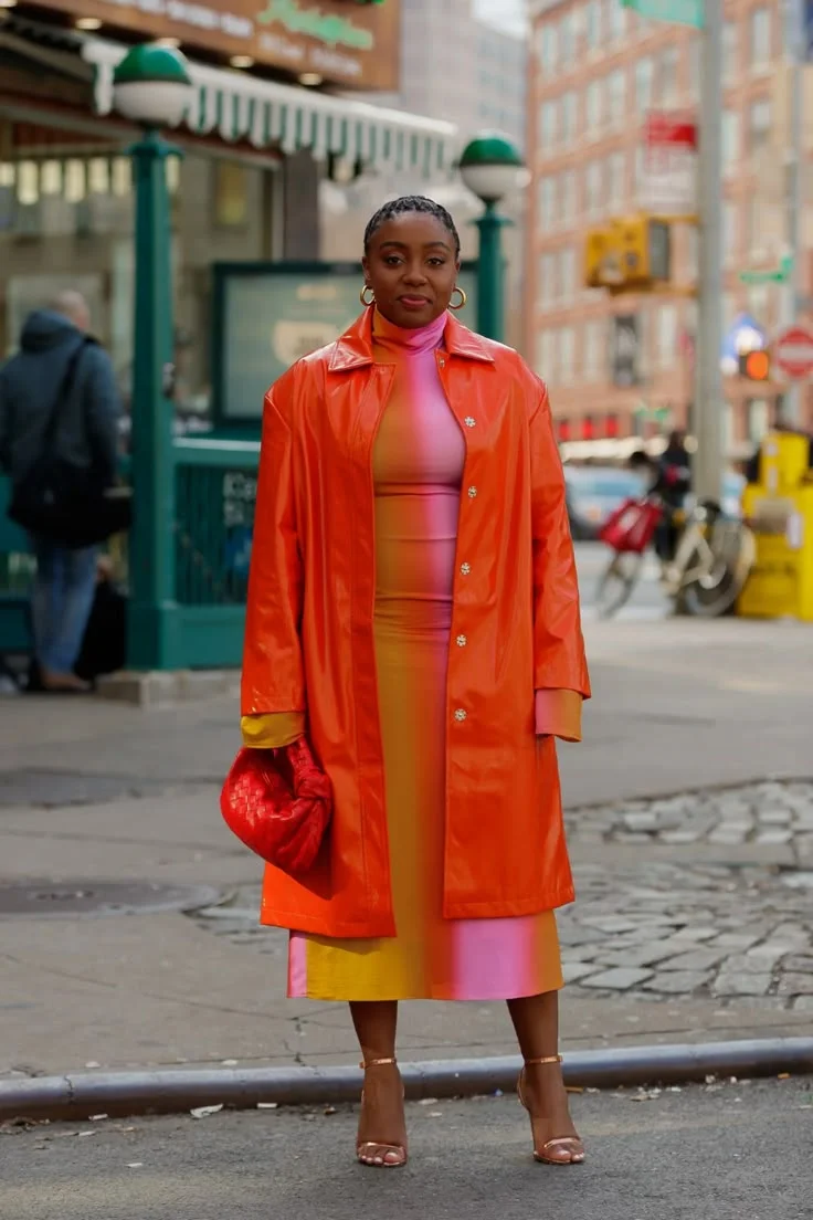 orange outfit ideas