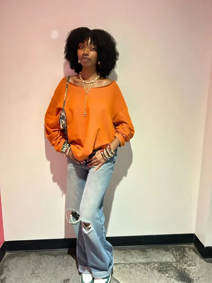 orange outfit ideas