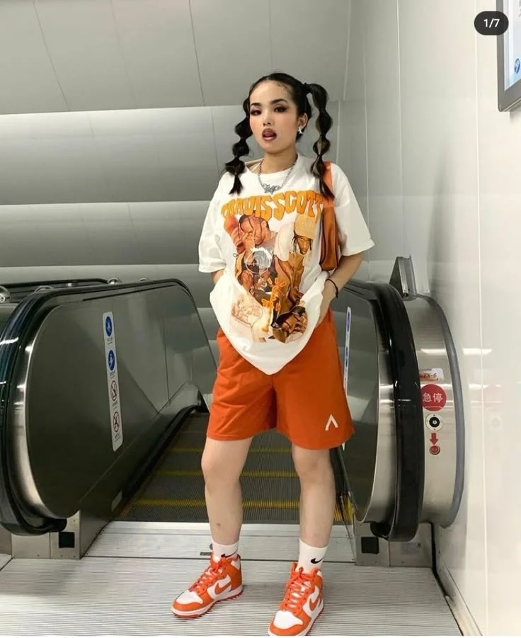orange outfit ideas