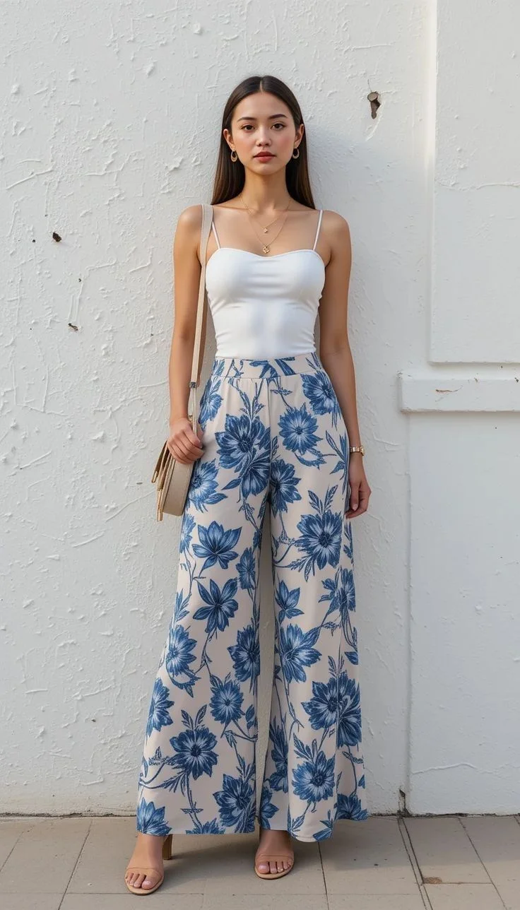 palazzo pants outfit