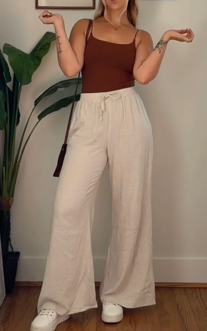 palazzo pants outfit