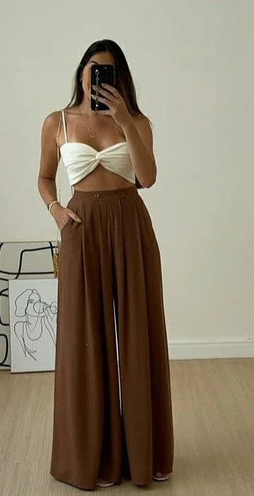 palazzo pants outfit