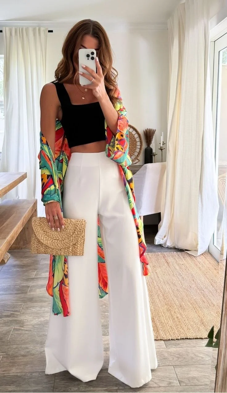 palazzo pants outfit