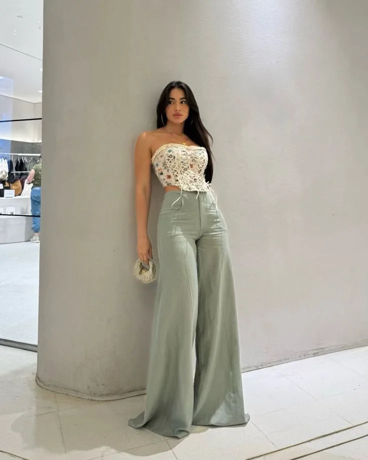 palazzo pants outfit