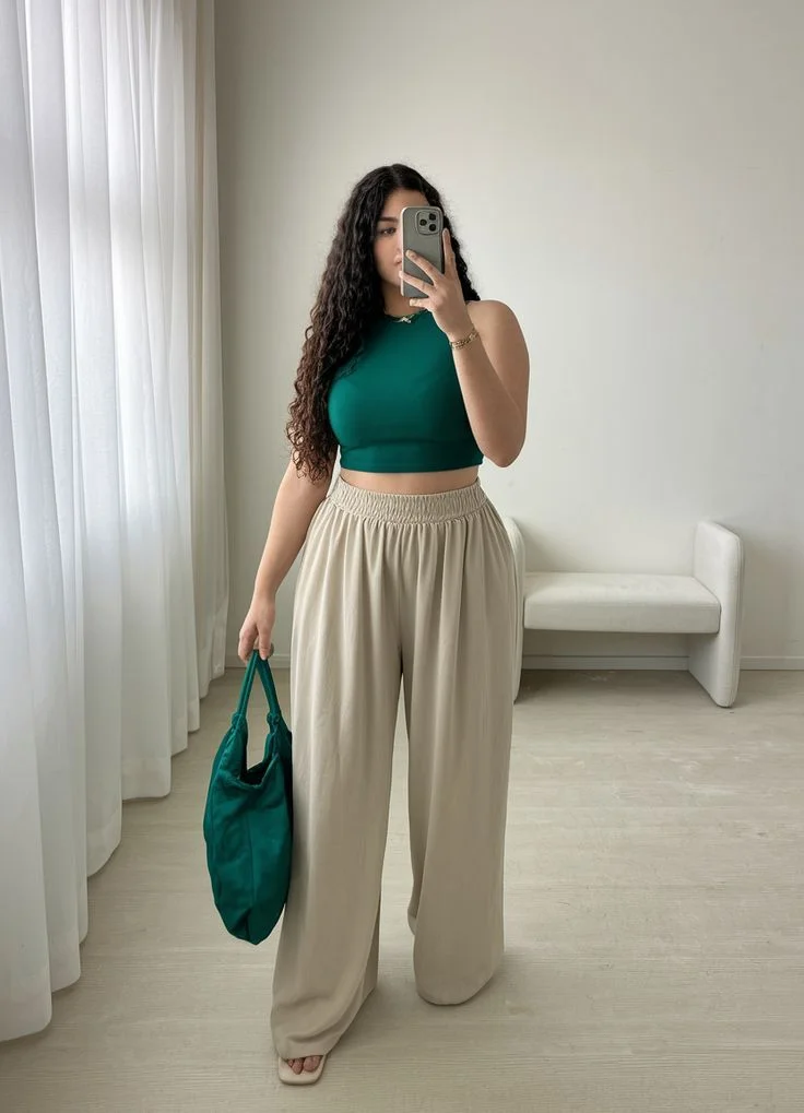 palazzo pants outfit
