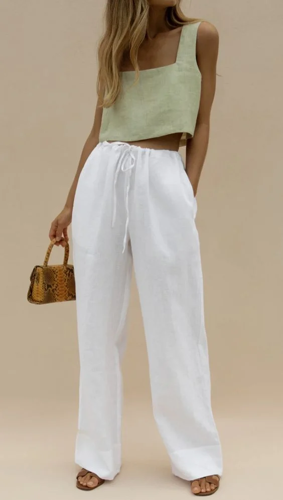 palazzo pants outfit