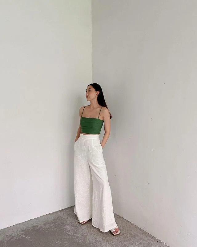 palazzo pants outfit