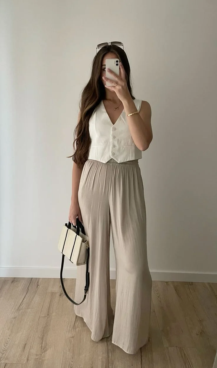palazzo pants outfit