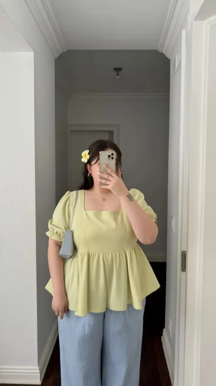 peplum top outfits