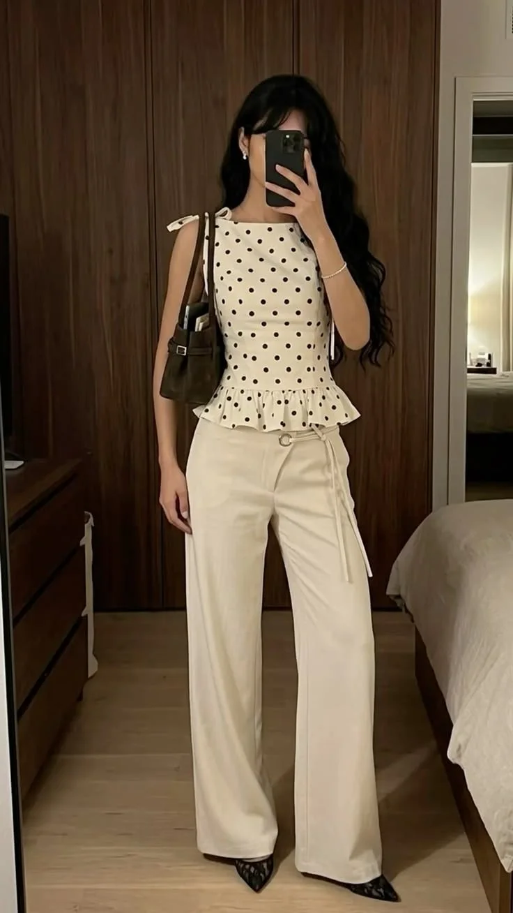 peplum top outfits