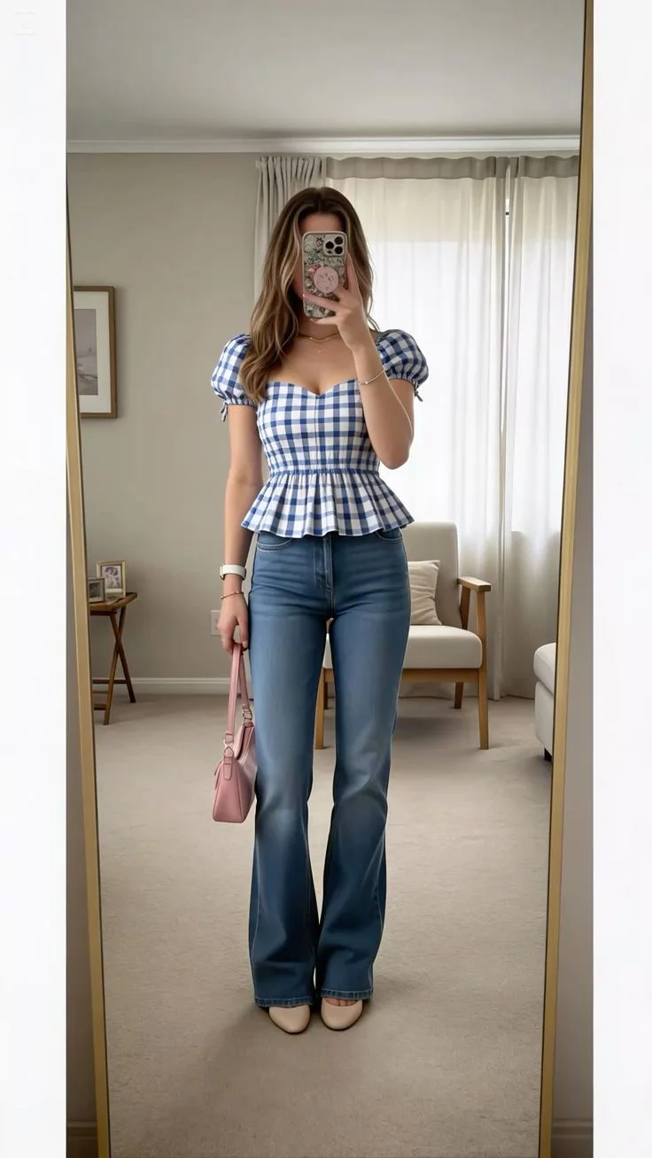 peplum top outfits