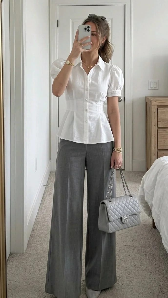 peplum top outfits