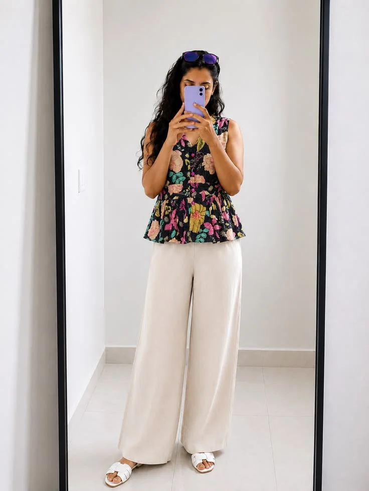peplum top outfits