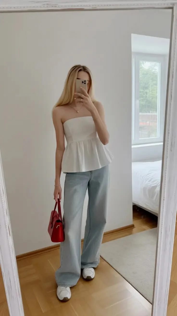 peplum top outfits