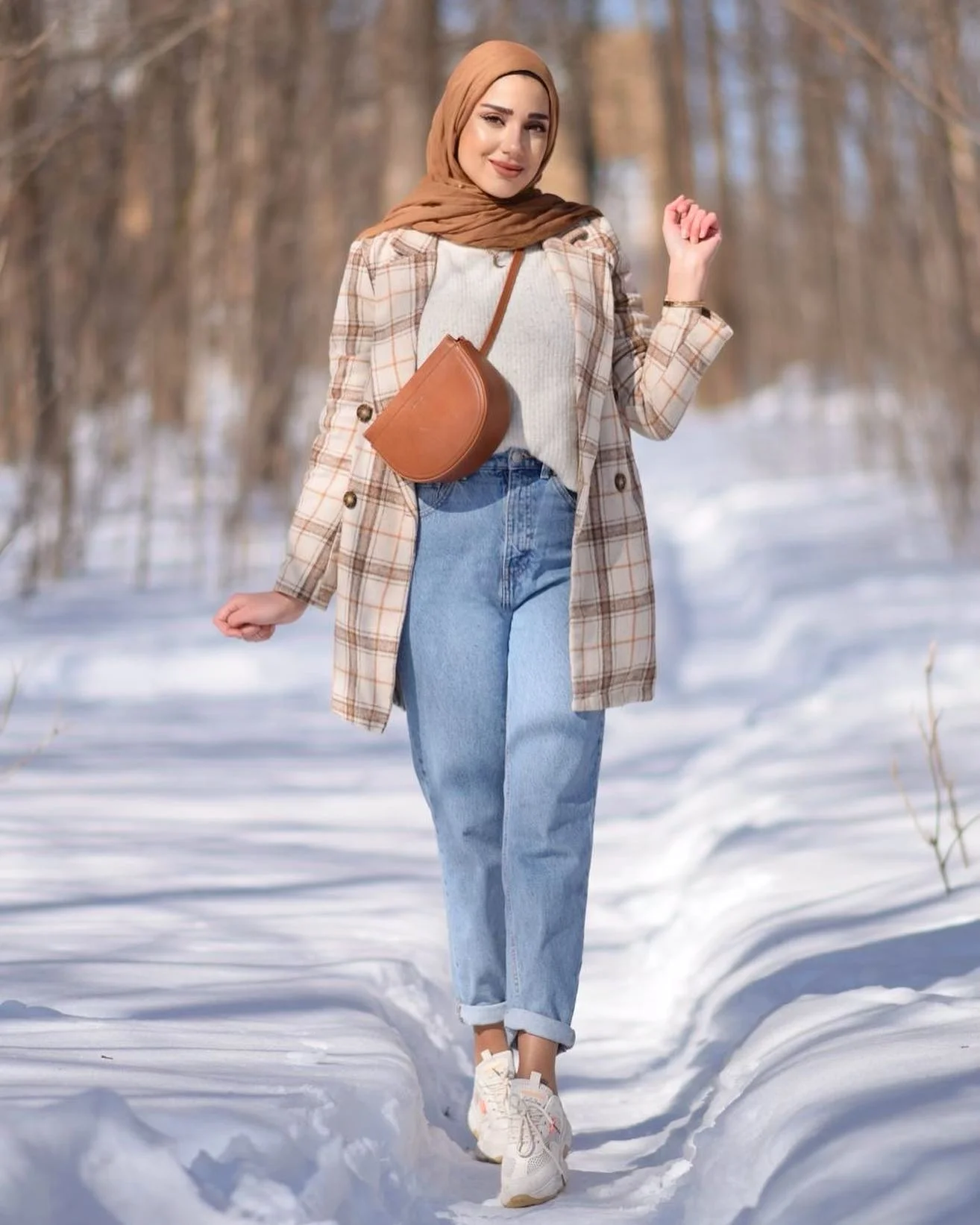 plaid blazer outfit