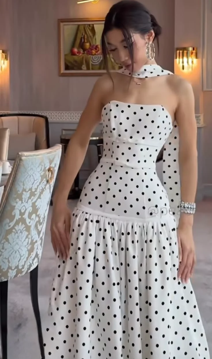 polka dot dress