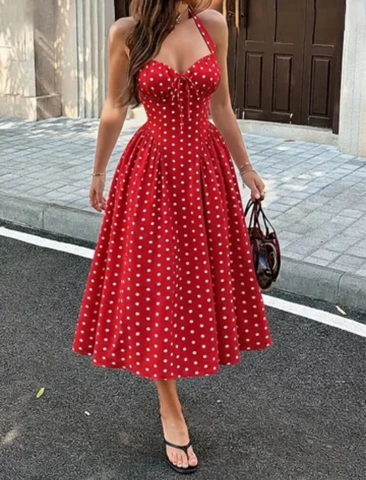 polka dot dress