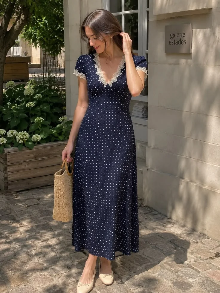 polka dot dress