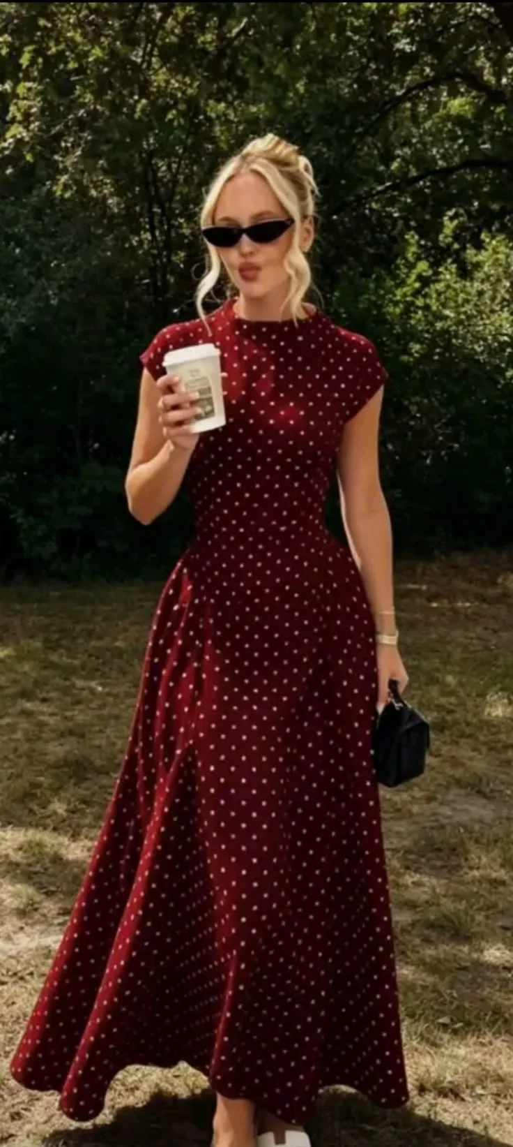 polka dot dress