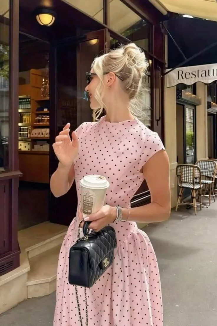 polka dot dress