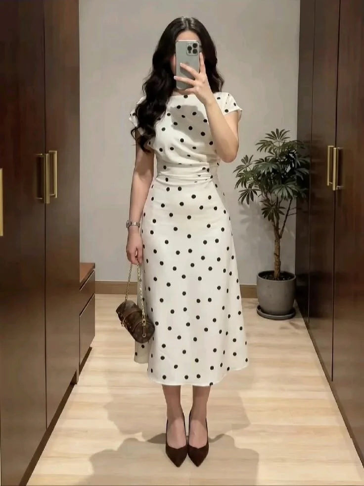 polka dot dress