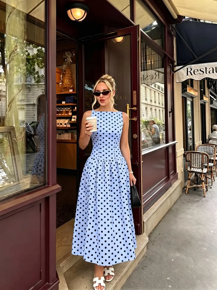 polka dot dress