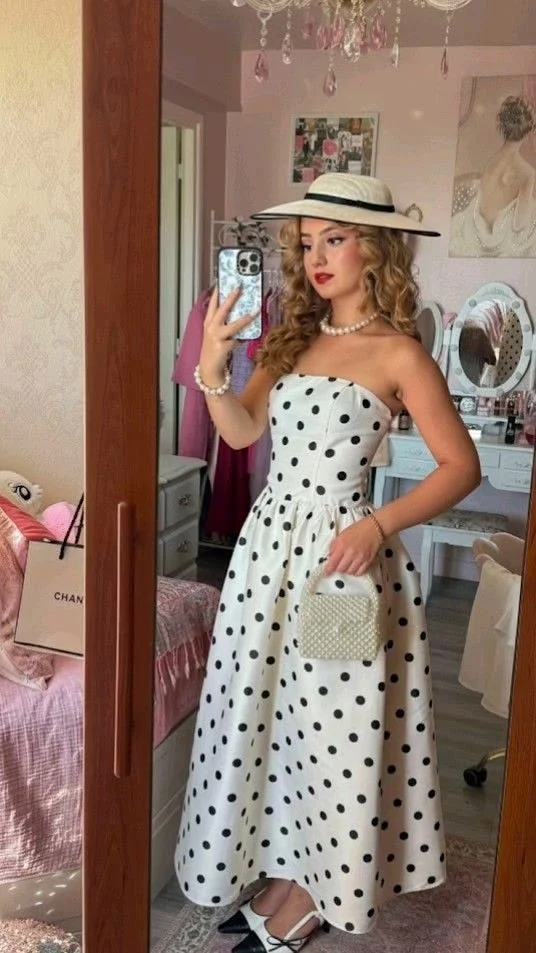 polka dot dress
