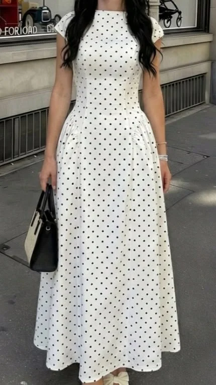polka dot dress