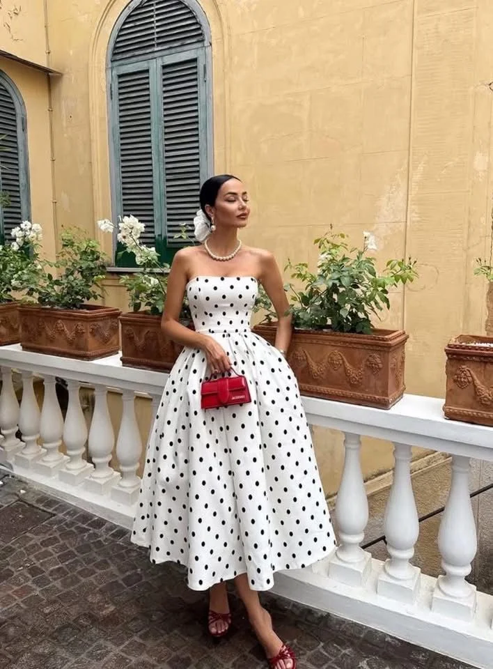 polka dot dress