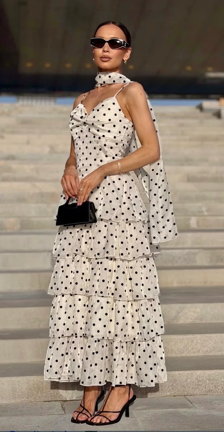 polka dot dress