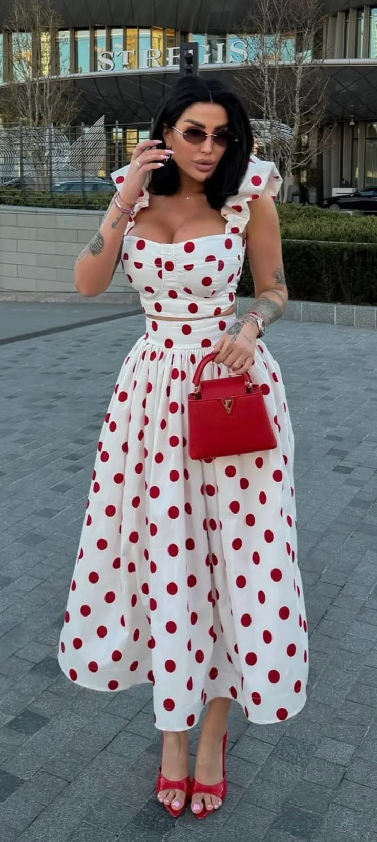 polka dot dress