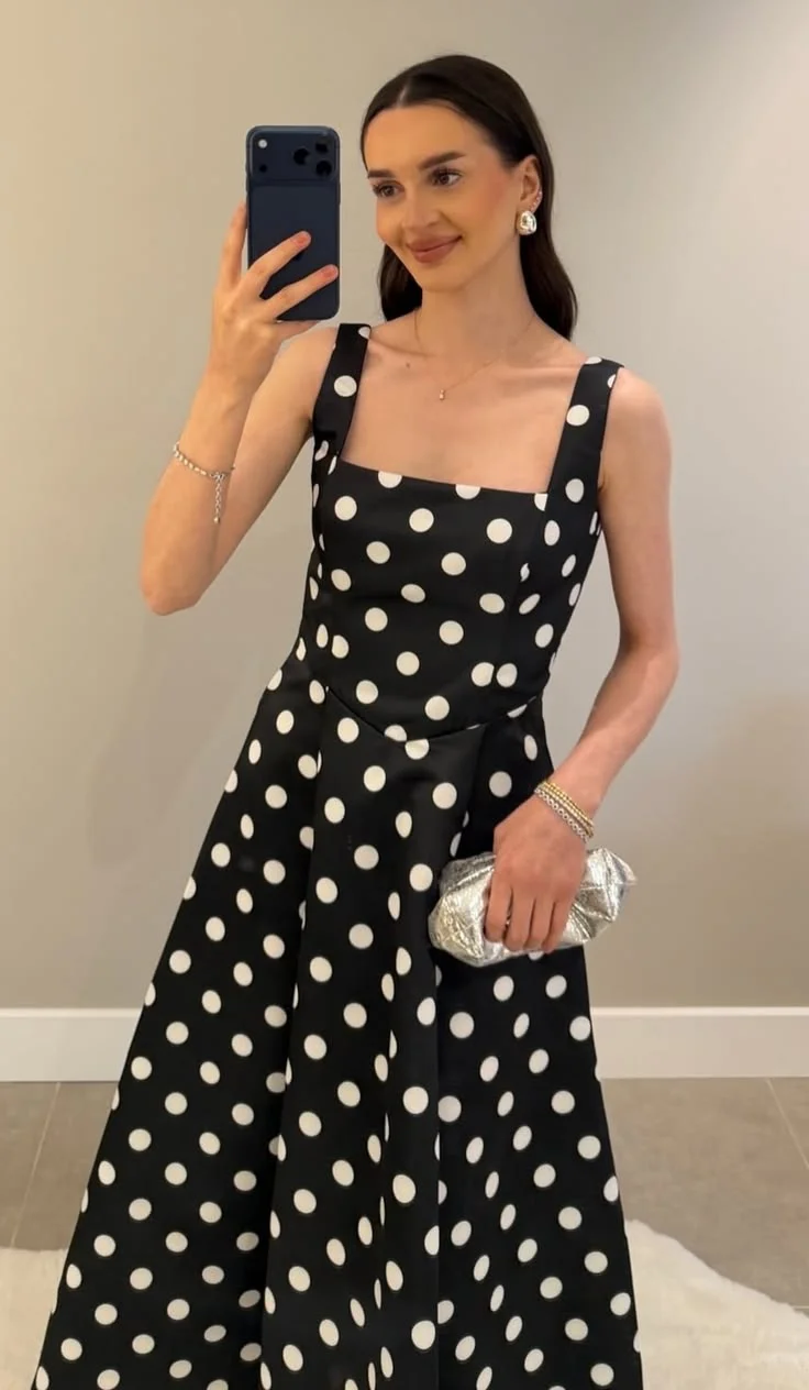 polka dot dress