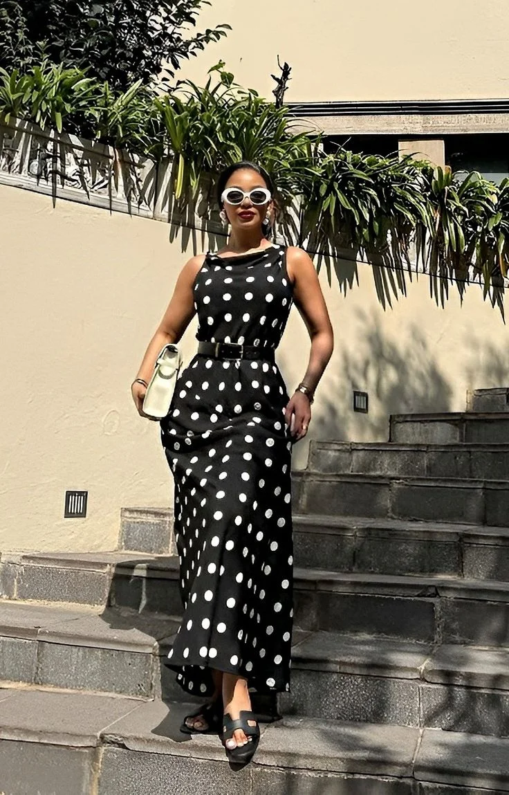 polka dot dress