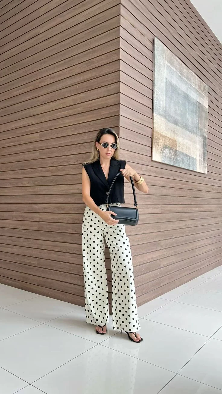 polka dot outfit