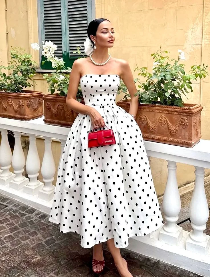 polka dot outfit