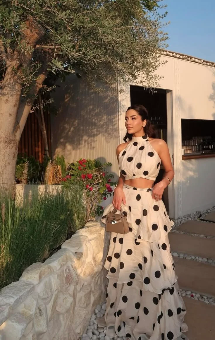polka dot outfit