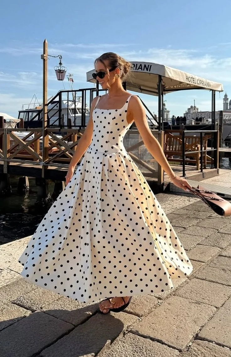 polka dot outfit