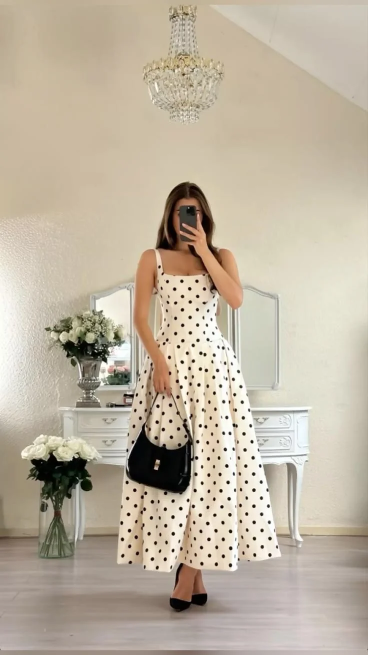 polka dot outfit