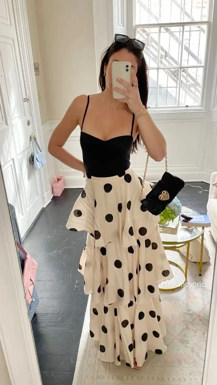 polka dot outfit